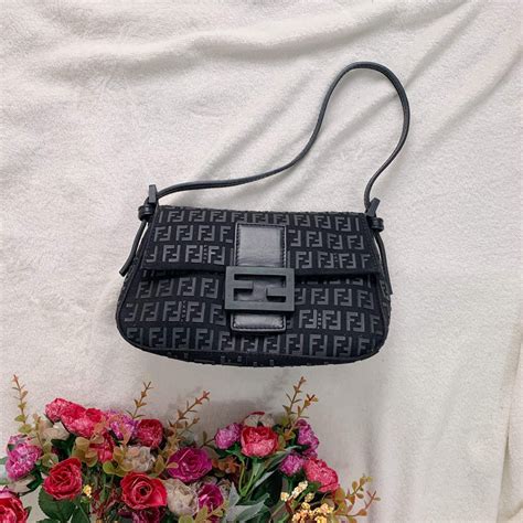 fendi flat baguette micr|Fendi zucca mini bag.